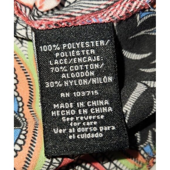 Zac &‎ Rachel Womens Boho Tunic Top Small - Picture 4 of 8